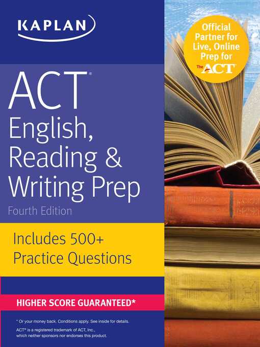 Title details for ACT English, Reading & Writing Prep by Kaplan Test Prep - Available